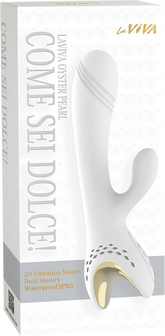 La Viva Come Sei Dolce 20 Function Rabbit Massager White Rabbit Vibrators